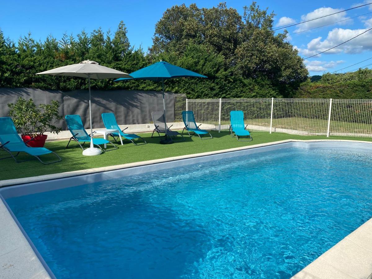 GITE LAVANDE avec piscine privée CLASSÉ 4 Étoiles Lagorce  Exterior foto