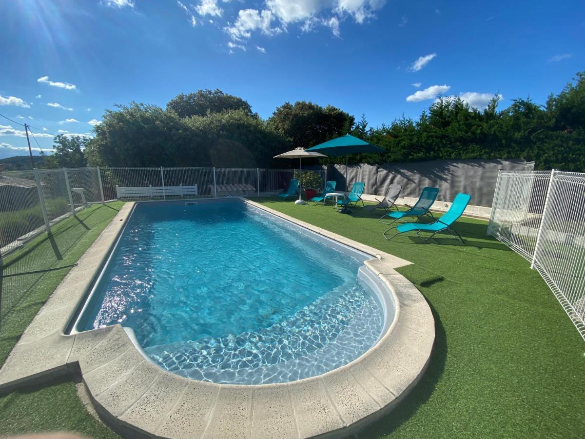 GITE LAVANDE avec piscine privée CLASSÉ 4 Étoiles Lagorce  Exterior foto