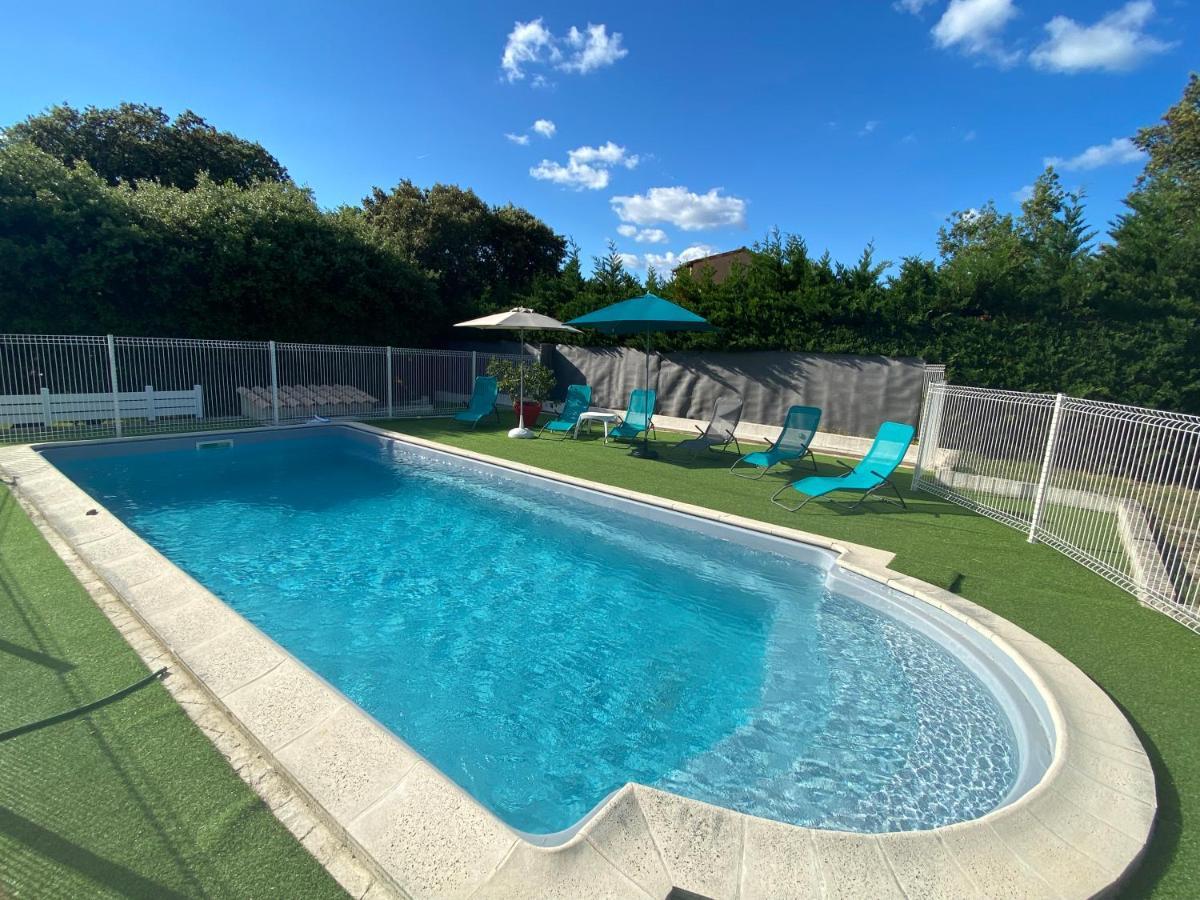 GITE LAVANDE avec piscine privée CLASSÉ 4 Étoiles Lagorce  Exterior foto