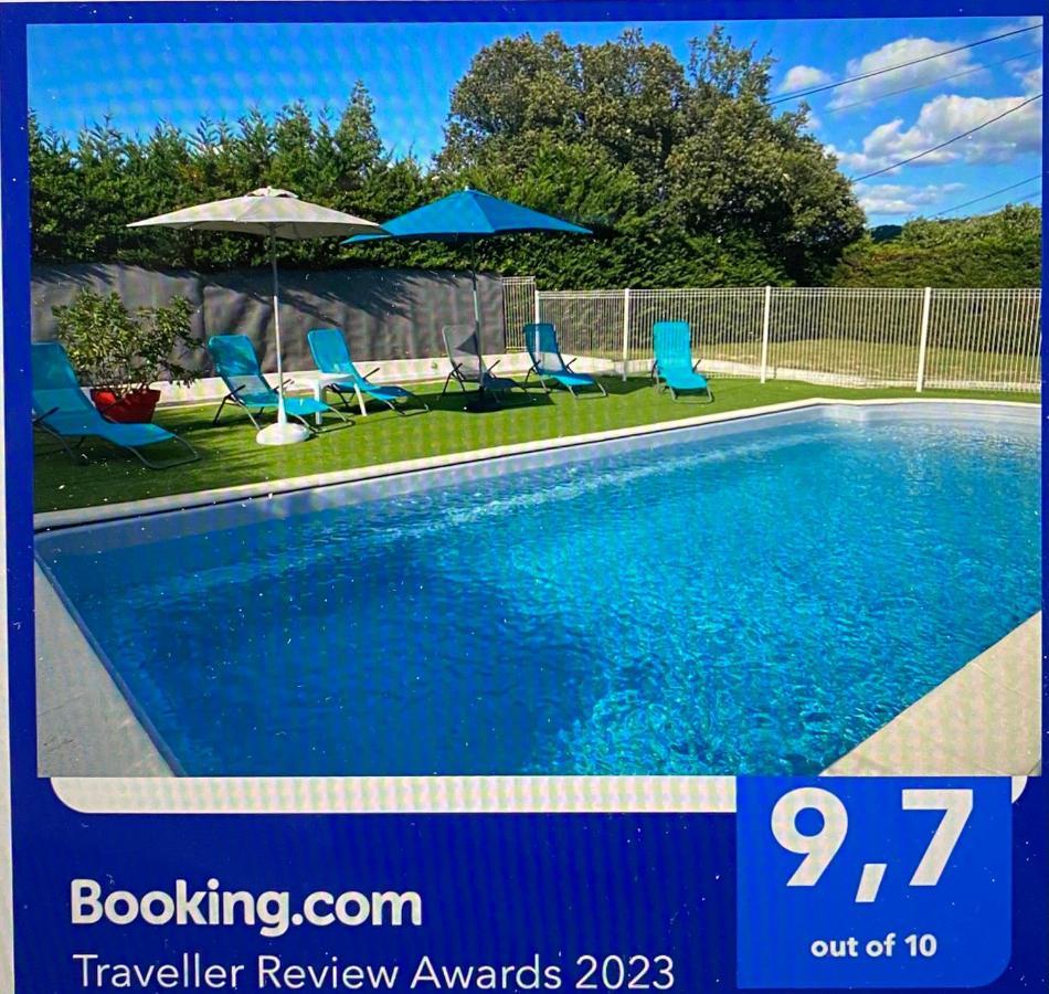 GITE LAVANDE avec piscine privée CLASSÉ 4 Étoiles Lagorce  Exterior foto